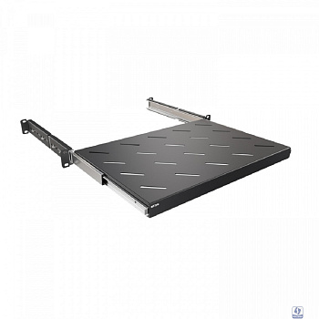 NTSS Полка выдвижная NTSS глубина 300мм, крепление 19 1U, для шкафов глубиной 600мм, черный RAL 9005 NTSS-MSKB-FS-600-BL