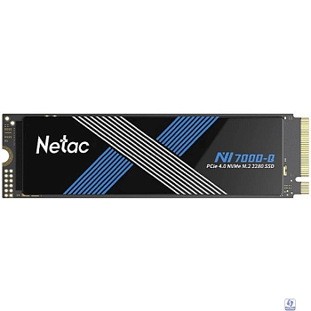 Твердотельный накопитель SSD M.2 Netac 4.0Tb NV7000Q Series <NT01NV7000Q-4T0-E4X> Retail (PCI-E 4.0 x4, up to 7100/6200MBs, 3D NAND, 2560TBW, NVMe 1.4, 22х80mm, heatspreader)