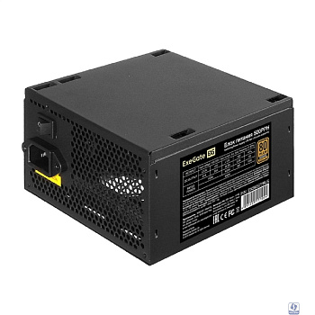 Exegate EX280577RUS Блок питания 500W Exegate , RTL, 80+Bronze 500PPH, ATX, black, APFC, 12cm, 24p, (4+4)p, 5*SATA, 3*IDE