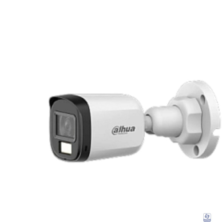 DAHUA DH-HAC-B5E20P-A-0280B Уличная цилиндрическая HDCVI-видеокамера 2Мп, CMOS, объектив 2.8мм, ИК-подсветка до 20м, IP67, корпус: пластик