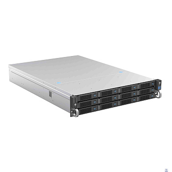 Procase BS212-SATA3-B-0 Корпус 2U Rack server case 12 SATA III / SAS 6Gbit hotswap HDD 3*MiniSAS(8087), черный, без блока питания, глубина 650мм, MB 12"x13"