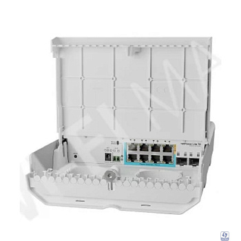 MikroTik CSS610-1Gi-7R-2S+OUT Коммутатор управляемый, netPower Lite 7R, 8Gbit ethernet, 2 SFP+
