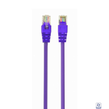Патч-корд UTP Cablexpert PP12-0.5M/V кат.5e, 0.5м, литой, многожильный (фиолетовый)