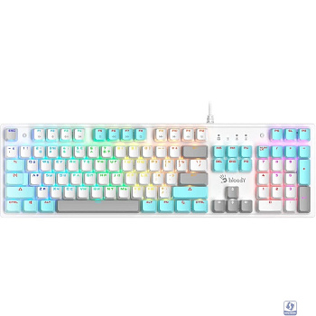 Клавиатура A4Tech Bloody S510N механическая белый USB for gamer LED [1774484]