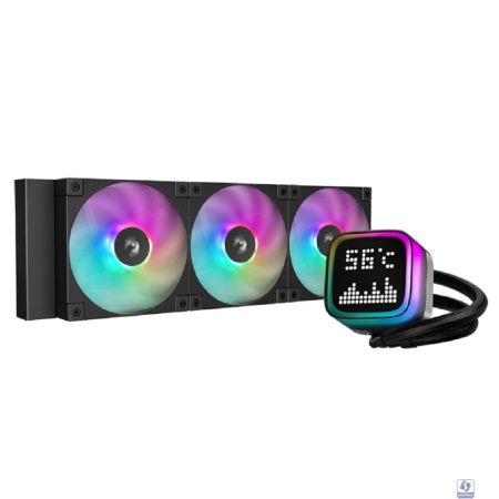 СЖО Deepcool LP360 ARGB Soc-AM5/AM4/1200/1700/1851 черный 4-pin 38.71dB Al LCD 350W 1716gr Ret (R-LP360-BKMSNC-G-1)