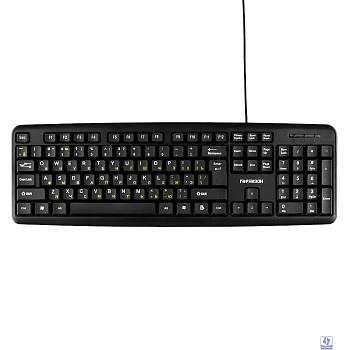 Гарнизон Клавиатура GK-100L, USB, черный, кабель 1.8м
