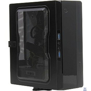 EQ101BK PM-200ATX  U3.0*2AXXX  Slim Case  (PSU Powerman) [6117414]