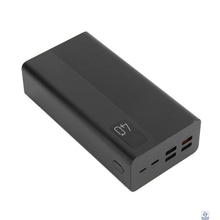 Perfeo Powerbank MOUNTAINS 40000 mAh/LED дисплей/PD + QC 3.0/Type-C/4 USB/Выход: 3A, max 22.5W/Black (PF_D0144)