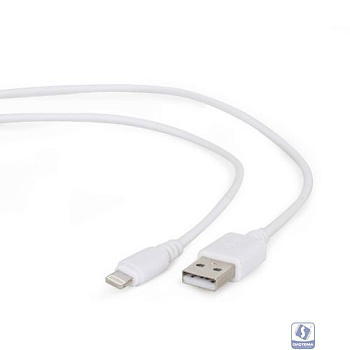 Filum Кабель USB 2.0, 1 м., белый, 2 А, разъемы: USB A male - Lightning male, пакет. [FL-C-U2-AM-LM-1M-W] (894187)