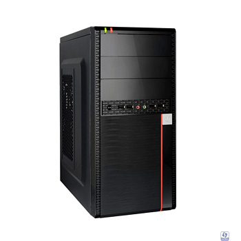 Exegate EX284033RUS Корпус Minitower BA-204U Black, mATX, <AA350, 80mm>, 2*USB+2*USB3.0, Audio