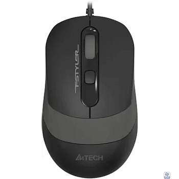 Мышь проводная A4Tech Fstyler FM10T grey/black (оптическая, USB, 3but, 1600dpi)(FM10T GREY)