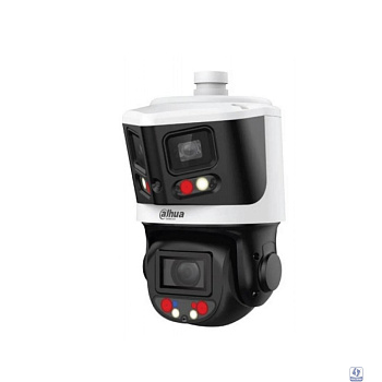 DAHUA DH-SDT3E410-8P-MB-A-PV1-0280 Уличная купольная PTZ IP-видеокамера с панорамным модулем, активным сдерживанием и ИИ 1/2.8" 8Мп CMOS