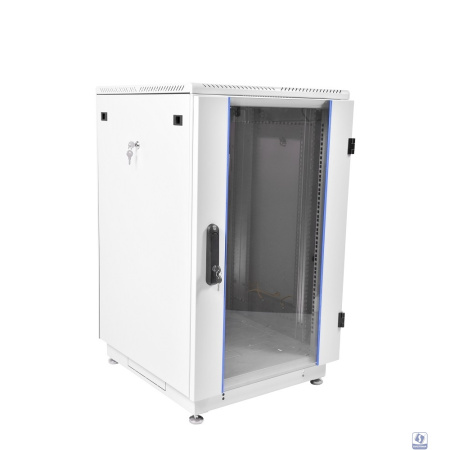 ЦМО Шкаф телекоммуникационный напольный 18U (600x800) дверь стекло (ШТК-М-18.6.8-1ААА) (2 коробки)