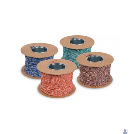 Cabeus UTP-1P-Cat.5e-SOLID-CROSS-500-BR (Jumper Wire) Кроссировочная витая пара, неэкранированная U/UTP, категория 5e, 1 пара (24 AWG), одножильный (solid), без общей внешней оболочки, коричневая, 500