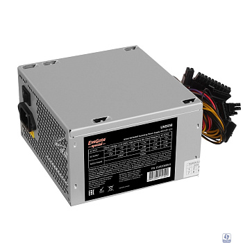 Exegate ES282068RUS-S Блок питания 550W ExeGate Special UNS550, ATX, SC, 12cm fan, 24p+4p, 6/8p PCI-E, 3*SATA, 2*IDE, FDD с защитой от выдергивания