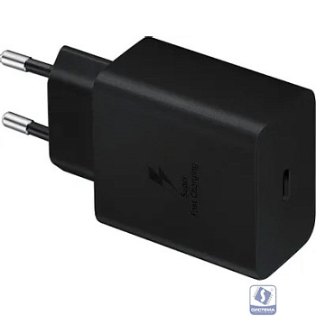 Сетевое зарядное устройство Samsung Adapter 45W Type C с кабелем Black(EP-T4510XBEGEU)