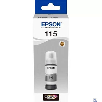 EPSON C13T07D54A Контейнер 115 с серыми чернилами для L8160/L8180