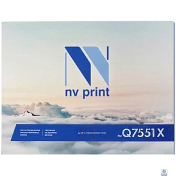 NVPrint Q7551X Картридж для LJ P3005/M3027mfp/M3035mfp (13 000 стр.)