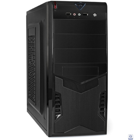 Exegate EX261451RUS Корпус Miditower CP-601 Black, ATX, <CP500W, 80mm>, 2*USB, Audio
