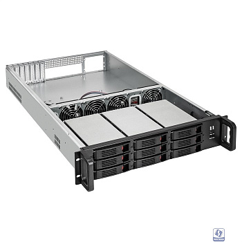 Exegate EX294280RUS Серверная платформа ExeGate Pro 2U650-HS09 <RM 19", высота 2U, глубина 650, Redundant БП 2x800W, 9xHotSwap, 2*USB>