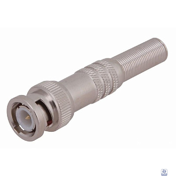 Rexant (05-3075) РАЗЪЁМ  штекер  BNC  под пайку  с пружиной  металл  (универсальный)