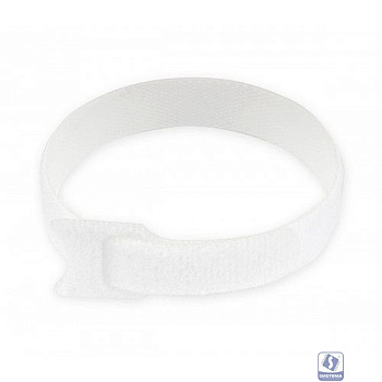 Хомуты-липучки на основе ленты Velcro® VT-200x11WT  200 x 11 мм, белые (12 шт.)