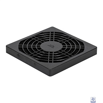 Exegate EX295254RUS Решетка для вентилятора с фильтром 80х80 ExeGate EG-080PSFB (80x80 мм, пластиковая, квадратная, с пылевым фильтром, черная)