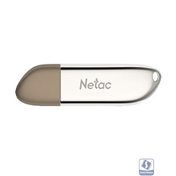 Netac USB Drive 16GB U352 <NT03U352N-016G-20PN>, USB2.0, с колпачком, металлическая