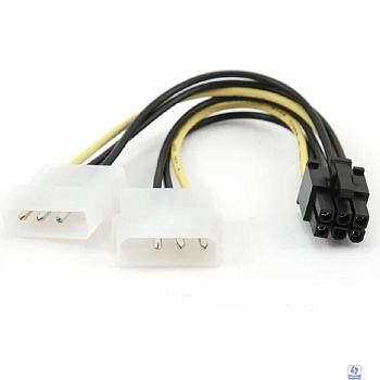 Gembird Разветвитель питания , 2xMolex->PCI-E 6pin, для подкл. в/к к б/п [CC-PSU-6]