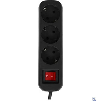 Defender Удлинитель G330 3.0 м, 3 розетки [99334] выключатель, с заземлением