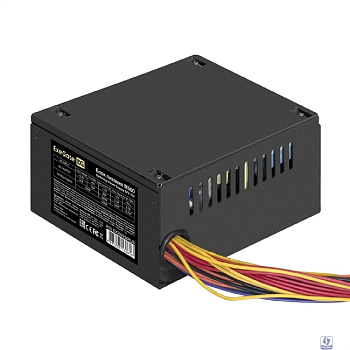 Exegate EX292236RUS Блок питания 500W ExeGate M500 (SFX, APFC, КПД 87% (80 PLUS Silver), 8cm fan, 24pin, 4+4pin, 3xSATA, 2xIDE, FDD, black)