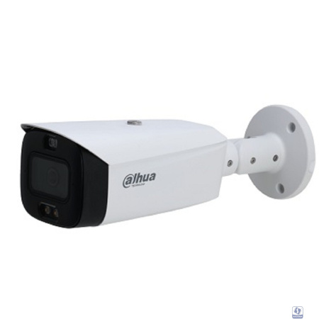DAHUA DH-IPC-HFW3449T1P-AS-PV-0280B-S5 Уличная цилиндрическая IP-видеокамера TiOC и ACUPICK 4Мп, 1/2.7” CMOS, объектив 2.8мм, видеоаналитика, 2 микрофона, ИК 30м, LED 30м, IP67, металл/пластик