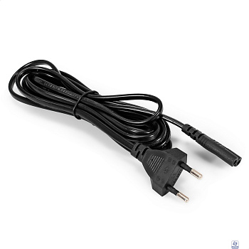 Exegate EP280677RUS Кабель питания ноутбуков, аудио/видео ExeGate Power PCN-3P (Евровилка CEE7/16->С7) VDE-250V-2*0.5mm2, медь, черный, 3.0м.