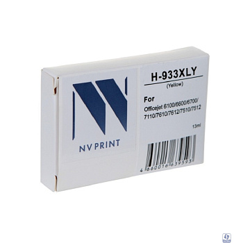 NV Print Струйный картридж  933XLY (NV-CN056AE) Yellow для HP Officejet 6100, 6600, 6700, 7110, 7510, 7610, 7612 (825 стр) совместимый