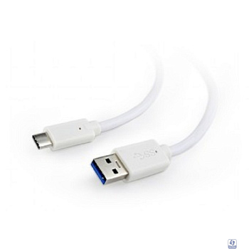 Cablexpert Кабель USB3.0 AM/USB Type-C, 1.8м, белый, пакет (CCP-USB3-AMCM-6-W)