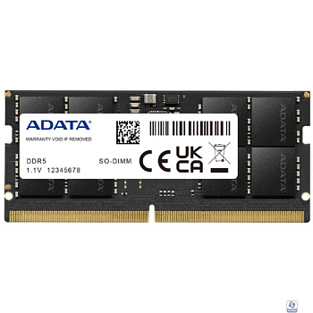 ADATA DDR5 SODIMM 16GB Модуль памяти для ноутбука   DDR5-4800 AD5S480016G-S, CL40, 1.1V 