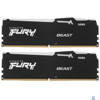 Kingston 16GB 6000MT/s DDR5 CL30 DIMM (Kit of 2) FURY Beast RGB EXPO KF560C30BBEAK2-16
