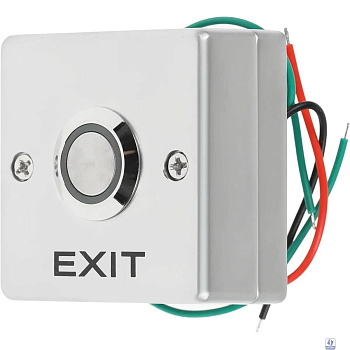 Кнопка выхода Tantos TS-CLACK light  накладная, металическая, с подсветкой