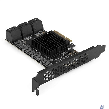 Exegate EX296208RUS Контроллер ExeGate EXE-510 (PCI-E x4, SATA3 6Gb/s, 10 int, ASMedia Chipset ASM1166)