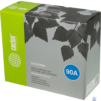 CACTUS CE390A Картридж (CS-CE390A) для HP LaserJet M4555MFP, черный , 10 000 стр