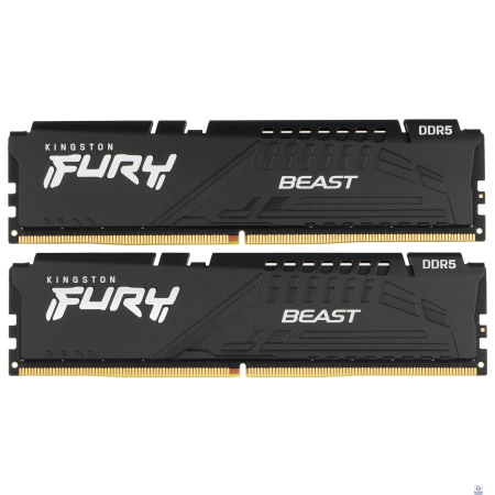 Kingston DDR5 DIMM 64GB 6000MT/s CL36 (Kit of 2) FURY Beast Black KF560C36BBE2K2-64