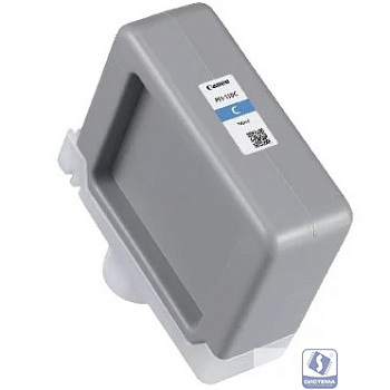 Картридж струйный Canon PFI-110 C 2365C001 голубой (160мл) для Canon TX-2000/3000/4000