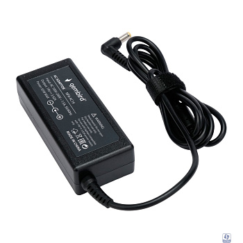 Gembird Блок питания для ноутбуков Asus, Toshiba 19В/3,42А, 65Вт, 1 штекер 5,5х2,5мм (NPA-AC19)