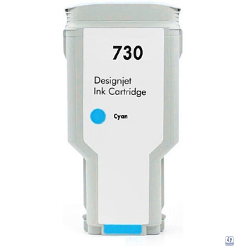 Струйный картридж NV Print 730 (NV-P2V68A) Cyan для HP DesignJet T1700, T1600, T2600 (300 мл)