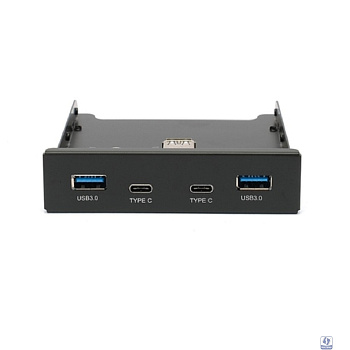 Gembird Планка USB 3.0 на переднюю панель 3.5", 2 порта USB и 2 порта Type-C (FP3.5-USB3-2A2C)