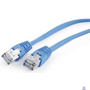 Cablexpert PP22-2M/B Патч-корд PP22-2M/B 1000G FTP 4 пары cat5E CCA molded 2м синий RJ-45 (m)-RJ-45 (m)