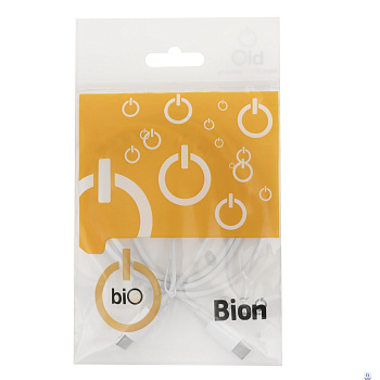 Bion Кабель для зарядки USB Type-C - USB Type-C (CM/CM), 3A, 60W, USB 2.0, 1 м, белый [BXP-CCP-USBC-CMCM-1M-W]