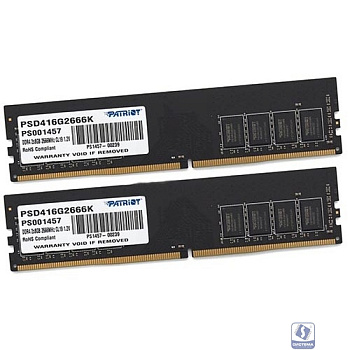 Модуль памяти 16GB PC21300 DDR4 KIT2 PSD416G2666K PATRIOT