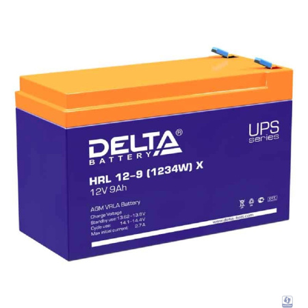 Delta HRL 12-9 (1234W) X (9А\ч, 12В) свинцово- кислотный  аккумулятор