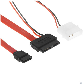Gembird/Cablexpert Кабель Combo miniSATA , molex+SATA/miniSATA, 6pin+7pin, (длина инт-50см, пит-30см) (CC-SATA-C3)